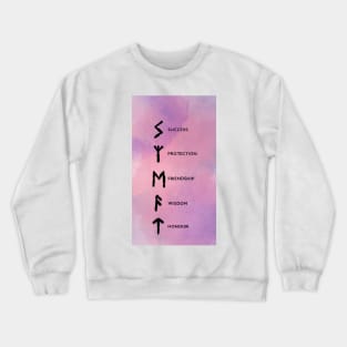 Bind Runes: Success, Protection, Friendship, Wisdom, Honour Crewneck Sweatshirt